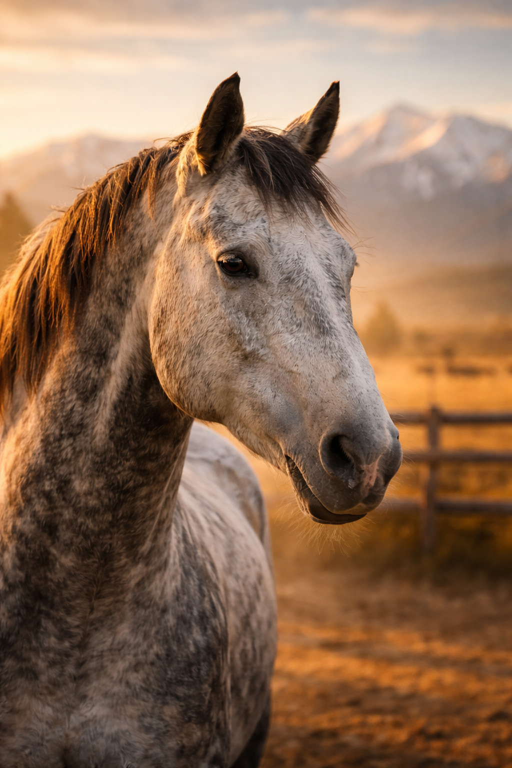 Western Horse Portrait Wall Art Printable – Western Soul Collection
