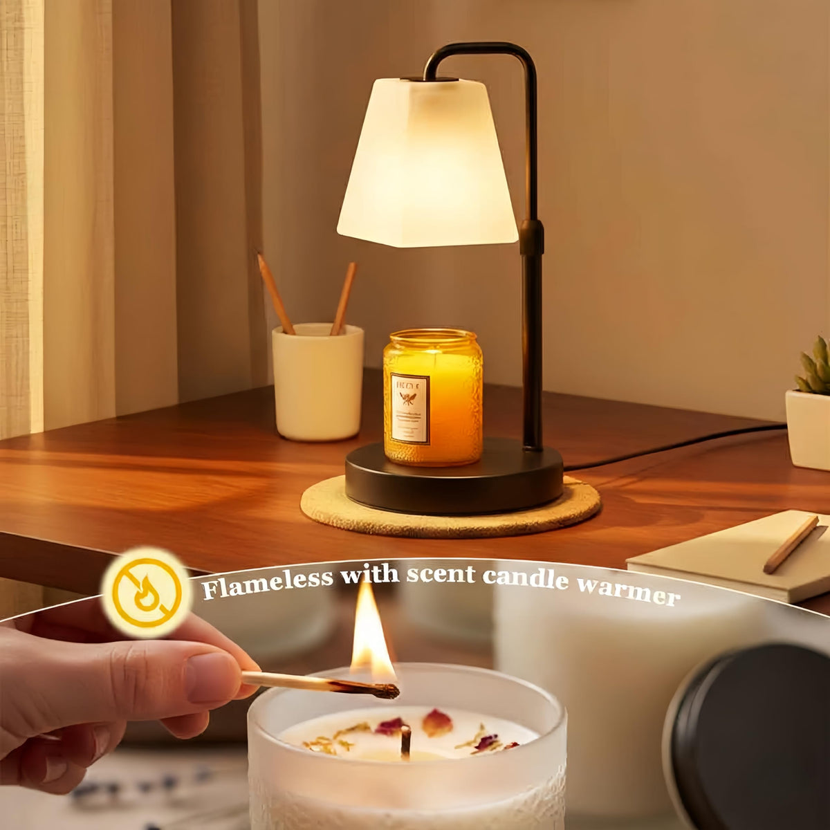 JIMEI Candle Warmer Lamp with Timer