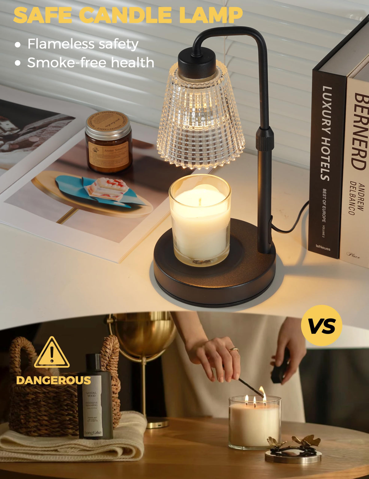 GODONLIF Candle Warmer Lamp with Timer