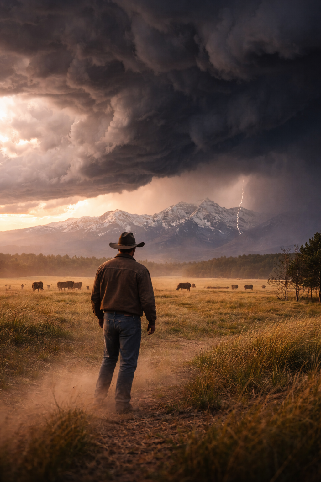 Western Storm Cowboy Wall Art Printable – Western Soul Collection