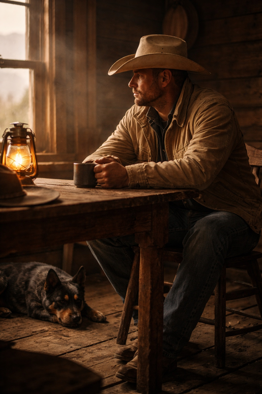 Quiet Evenings Cowboy Wall Art Printable – Western Soul Collection