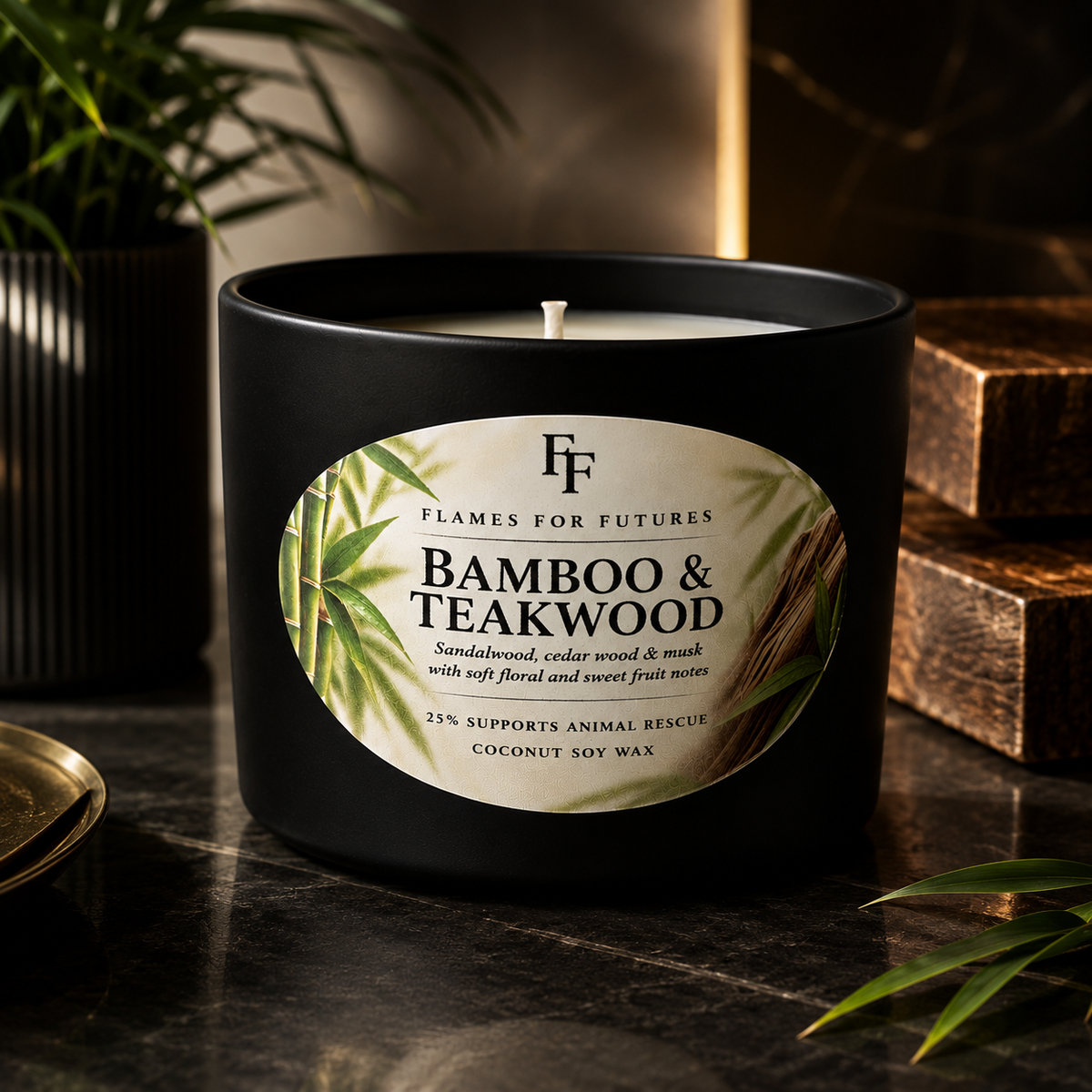 Bamboo & Teak - Flames for Futures