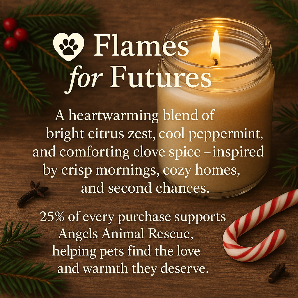 Flames for Futures “Country Christmas Morning” made per order