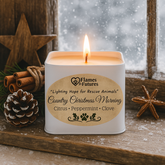 Flames for Futures “Country Christmas Morning”