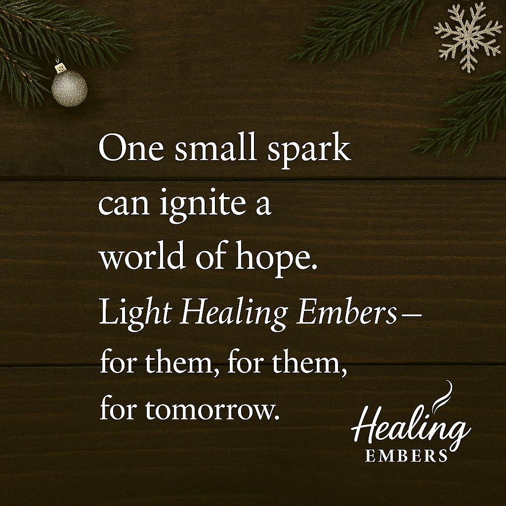 Country Christmas morning (Healing Embers)made per order