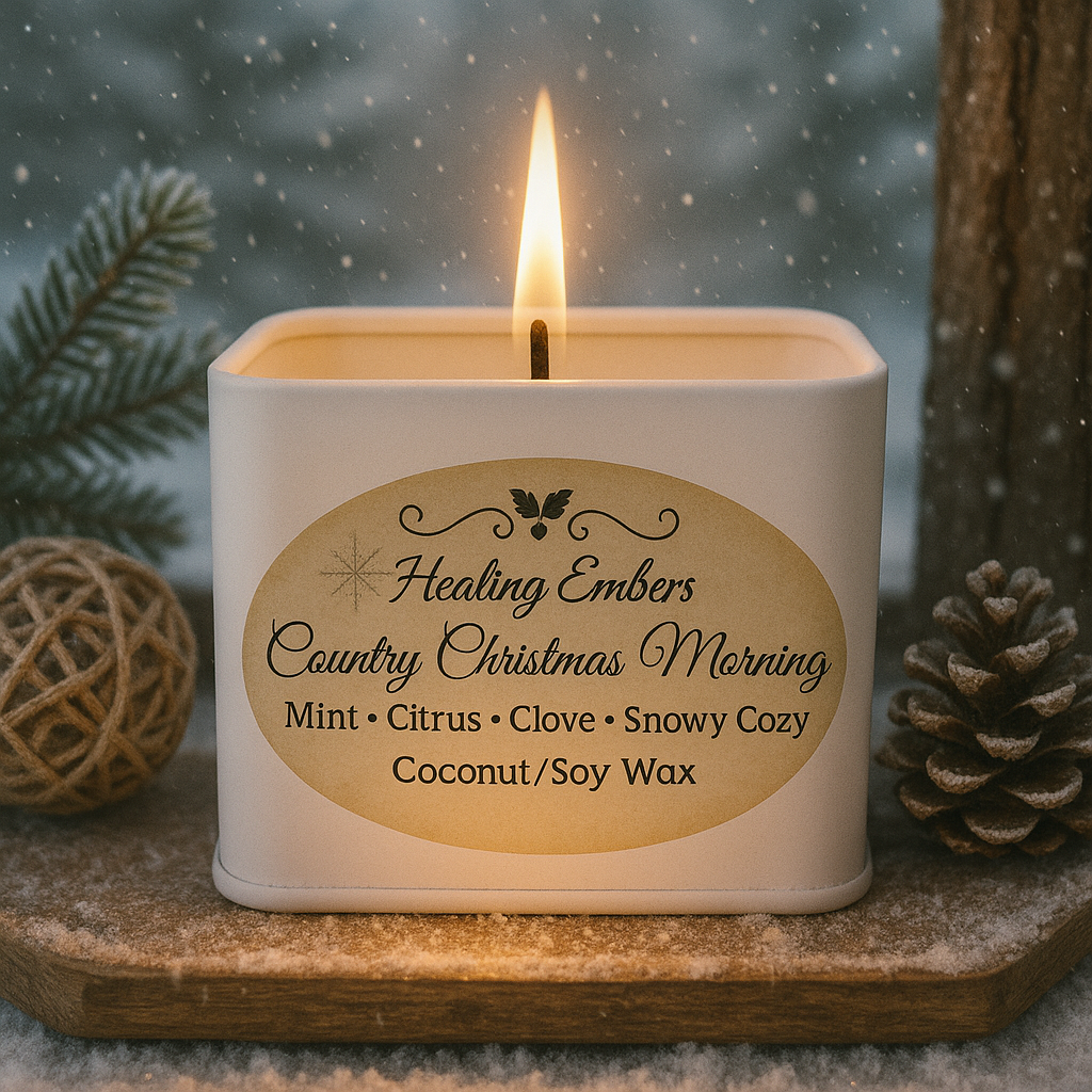 Country Christmas morning (Healing Embers)made per order