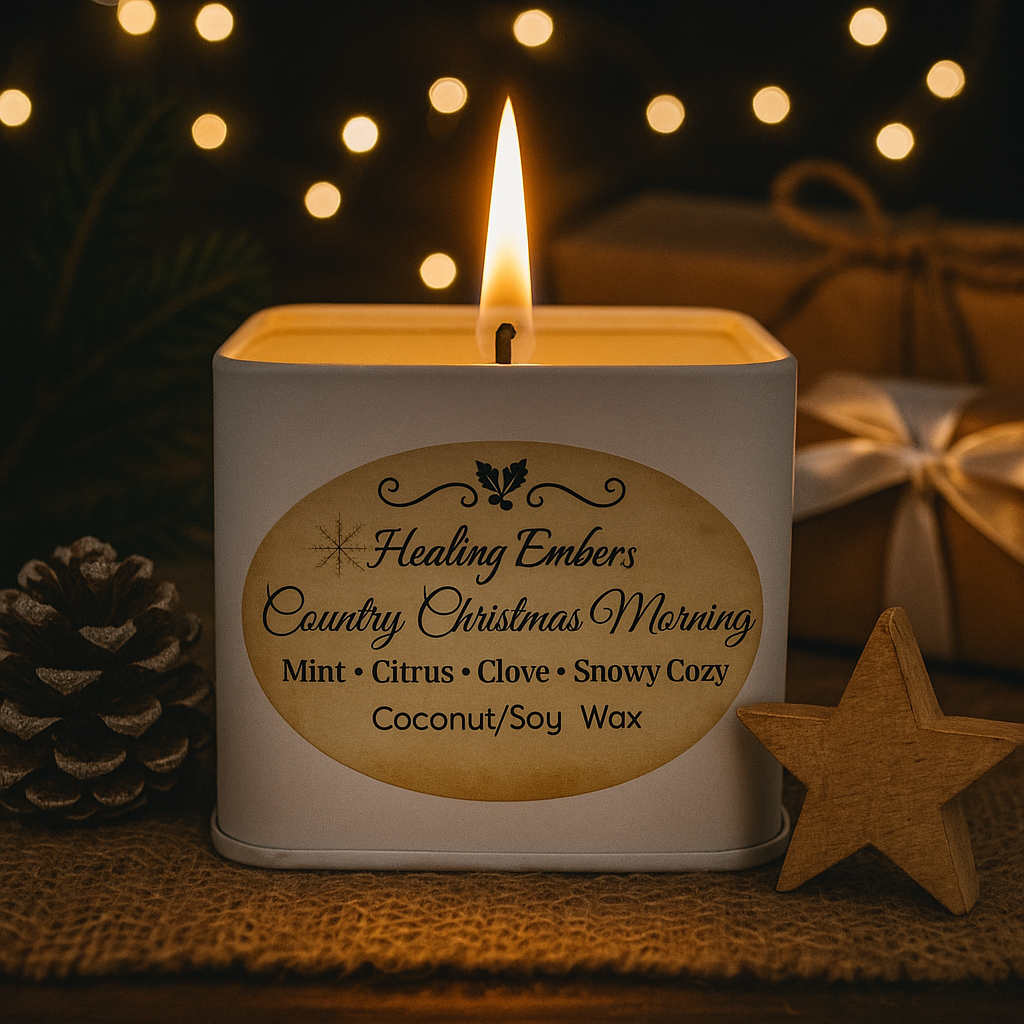 Country Christmas morning (Healing Embers)made per order