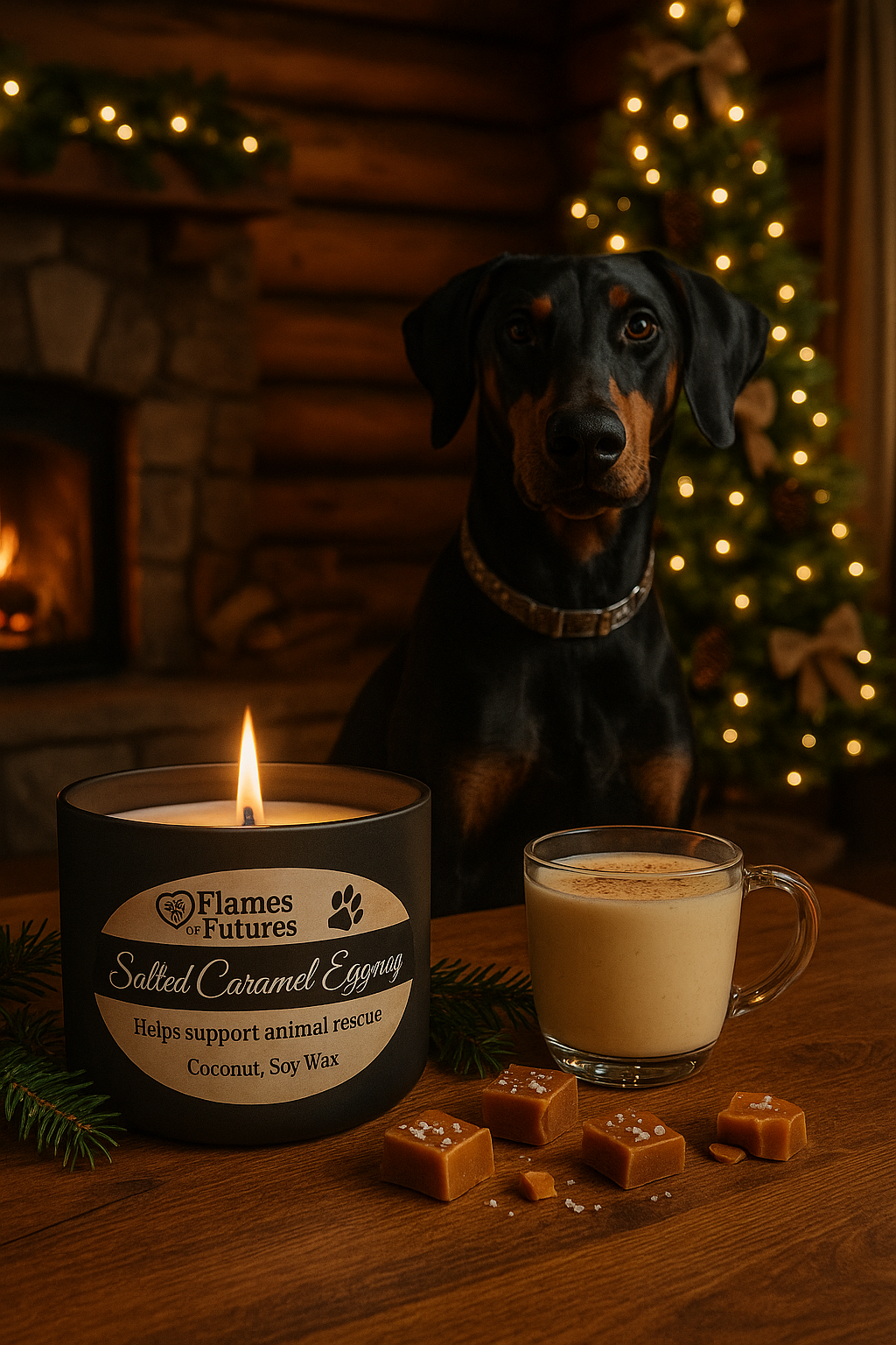 Salted Caramel Eggnog -Flames for Futures