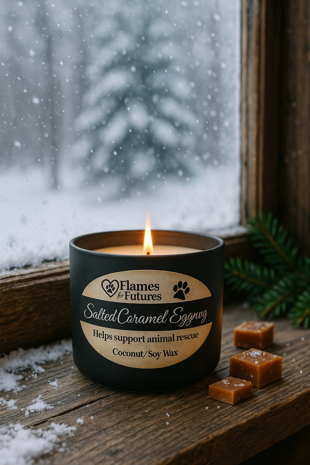 Salted Caramel Eggnog -Flames for Futures