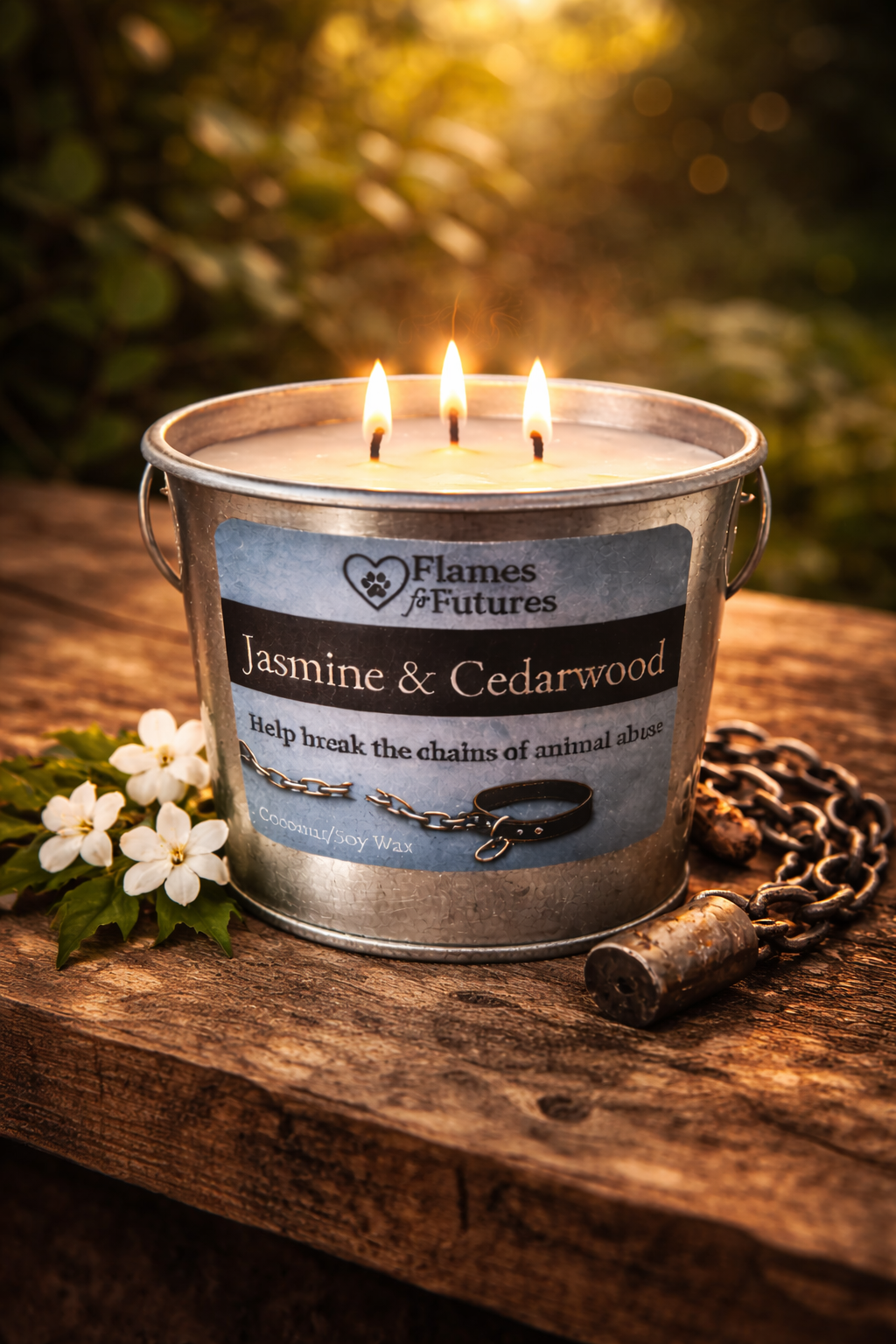 Jasmine & Cedarwood - Flames for Futures